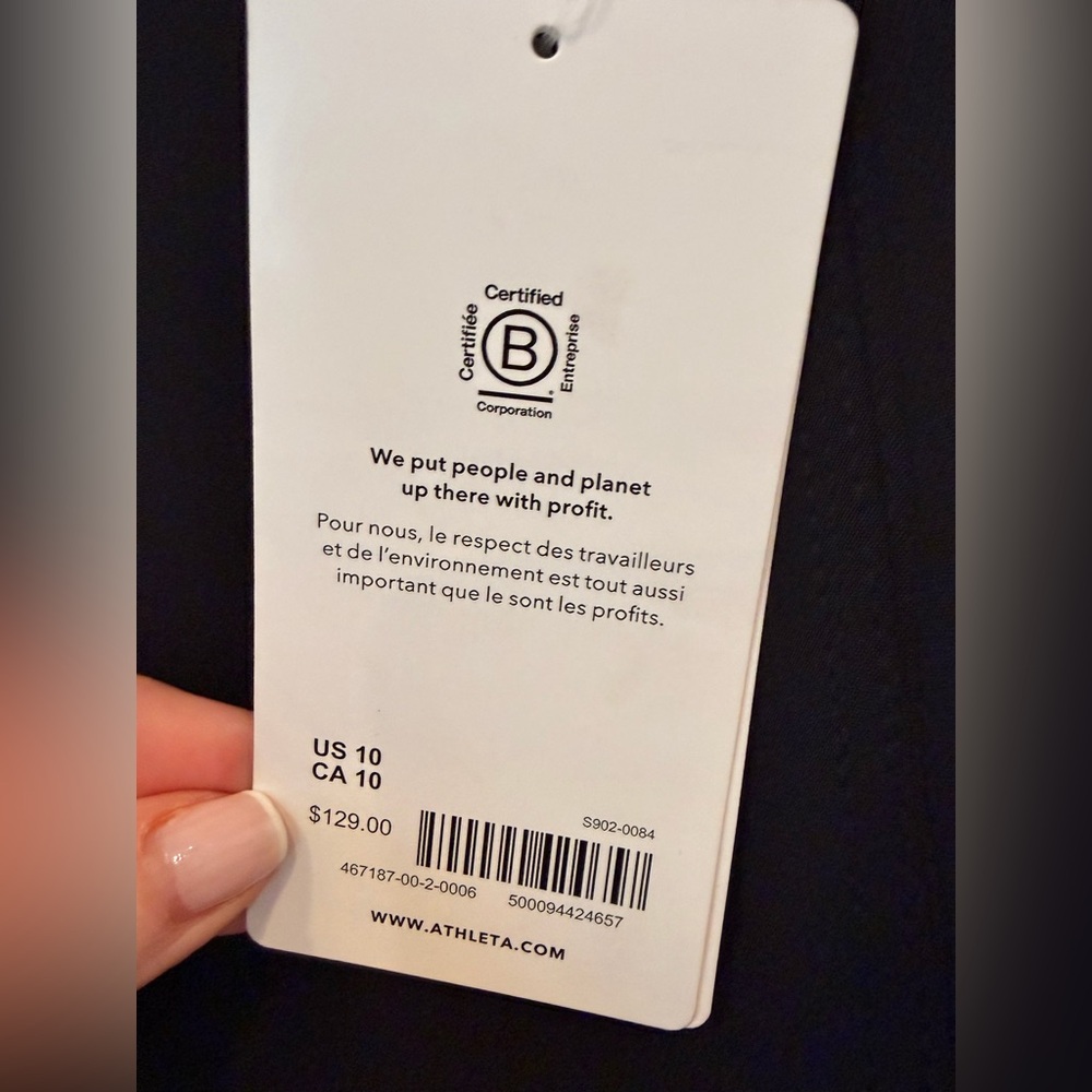 Athleta Black Women's Cargo Pants - Picture 2 of 4